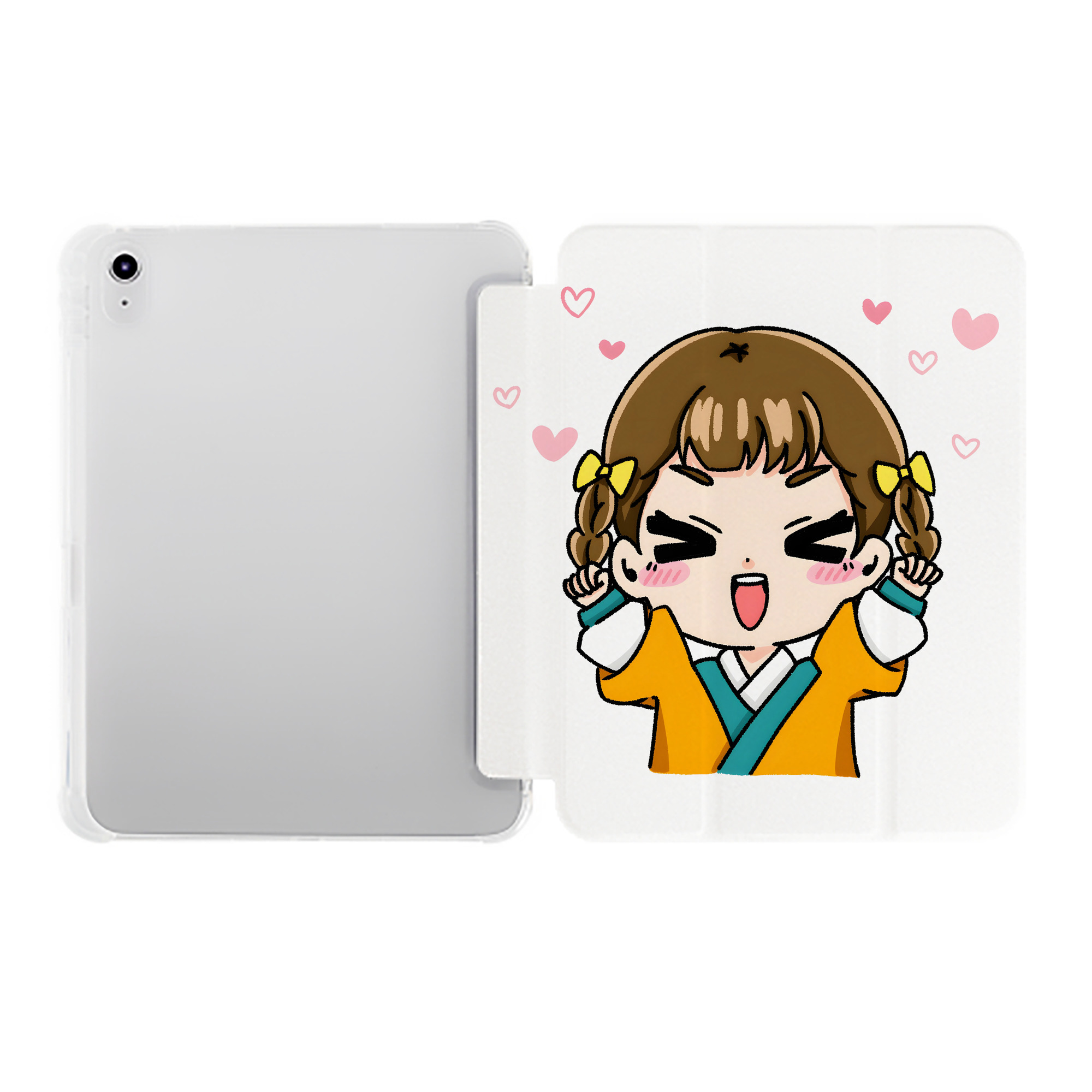 （画像用） 薬屋のひとりごと The Apothecary Diaries IPad ケース ペン収納付き 三つ折りスタンド PUレザー×シリコン 対応機種9.5/10.5/10.9インチ